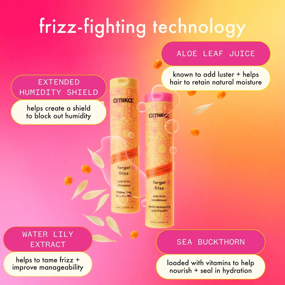 frizz fighters set anti-frizz shampoo, conditioner + treatment - Image 8