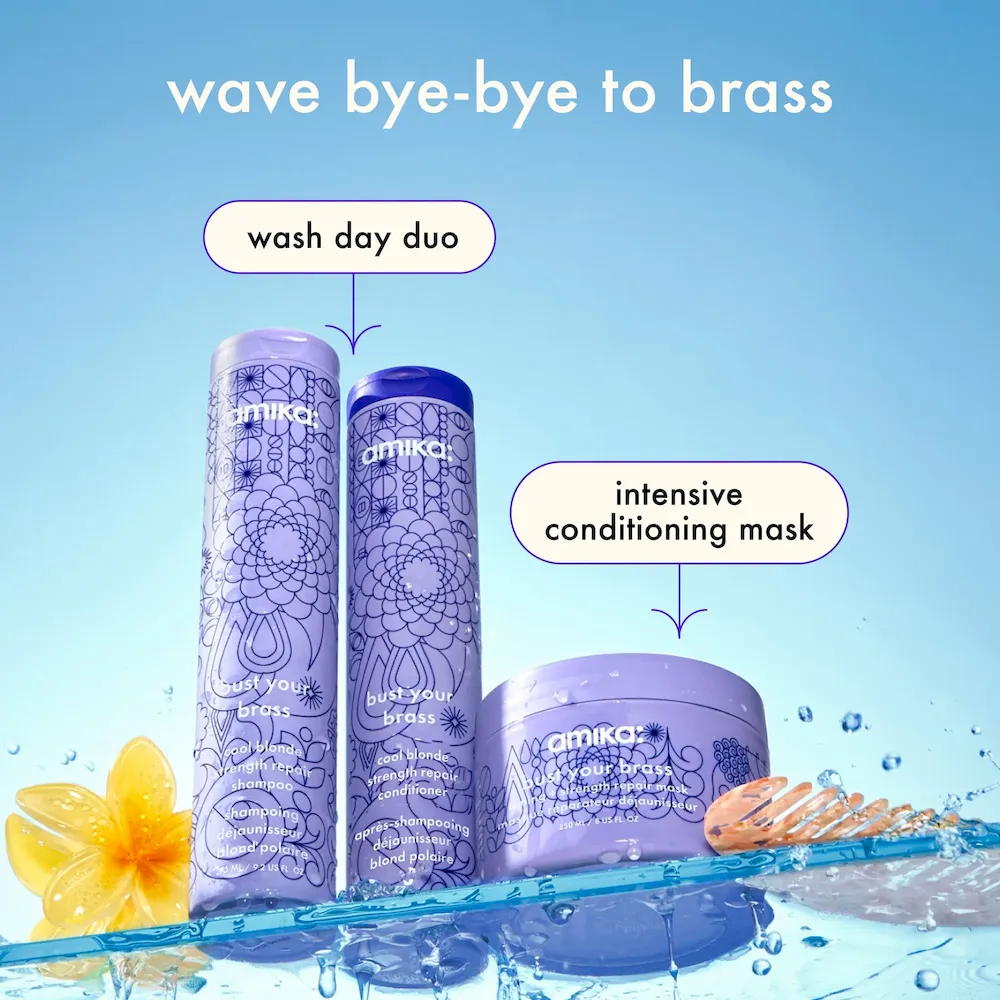 bust your brass cool blonde strength repair shampoo - Image 8