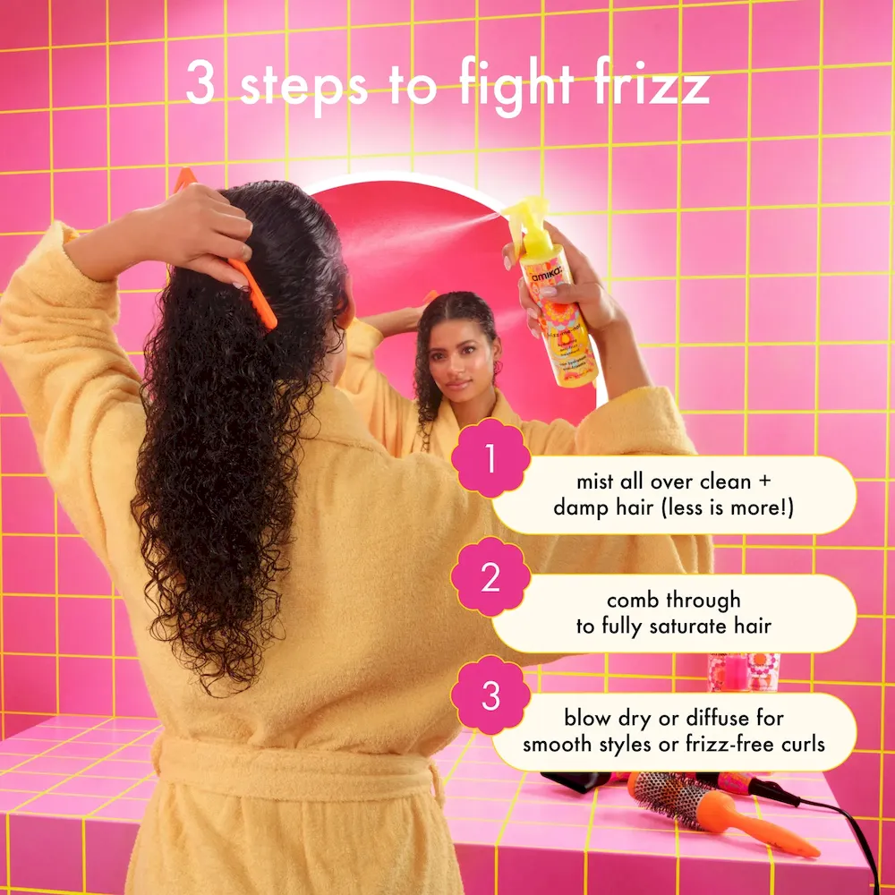 frizz fighters set anti-frizz shampoo, conditioner + treatment - Image 10