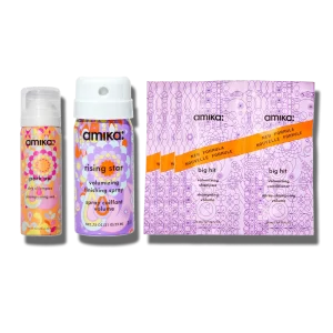 volume trial kit big hit volumizing shampoo, conditioner, rising star volumizing finishing spray+ perk up dry shampoo