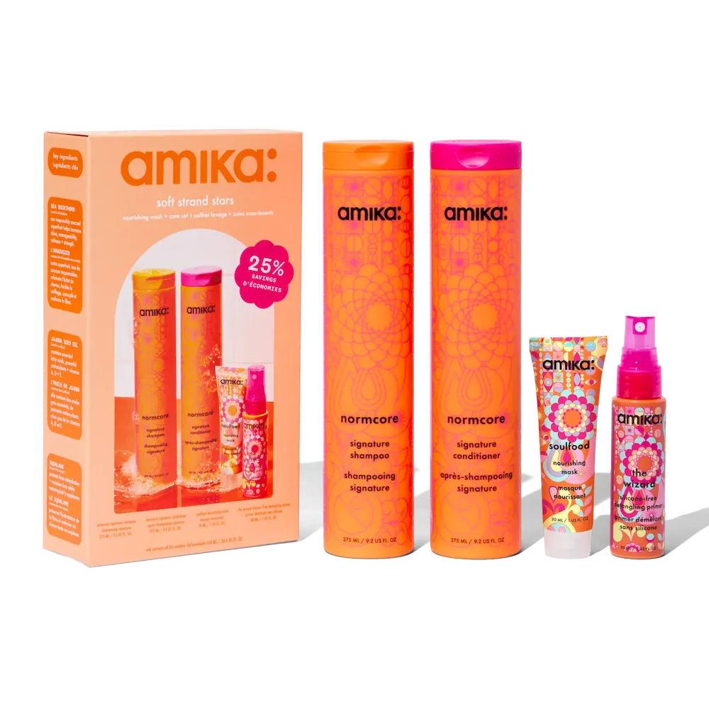 soft strand stars nourishing wash + care set