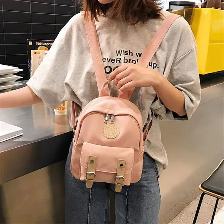 Women Fashion Color Blocking Large Capacity Backpack - Image 11