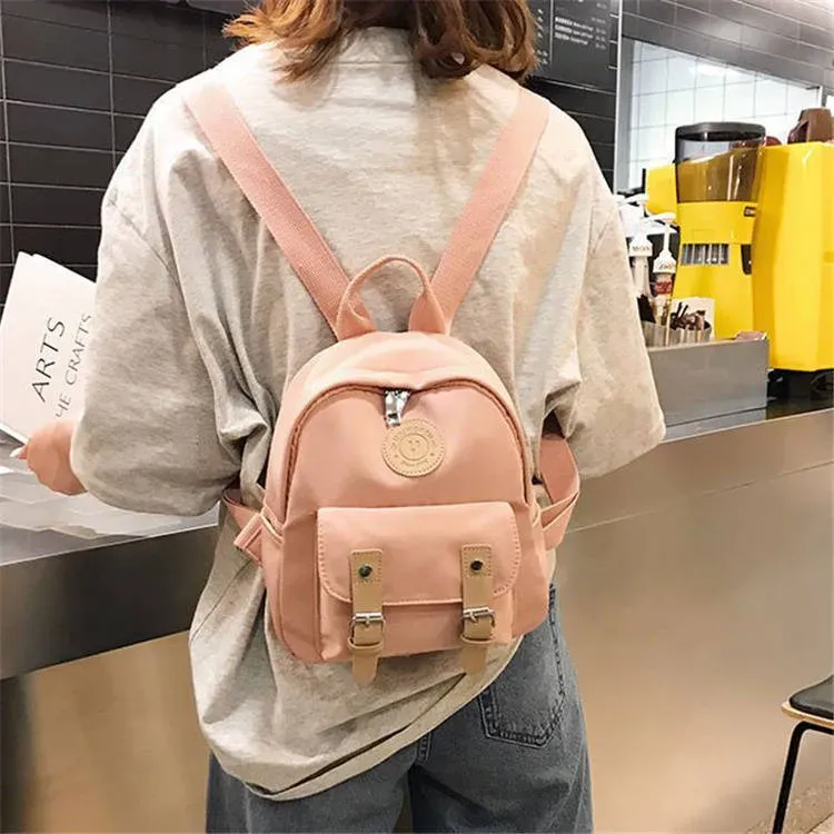 Women Fashion Color Blocking Large Capacity Backpack - Image 12