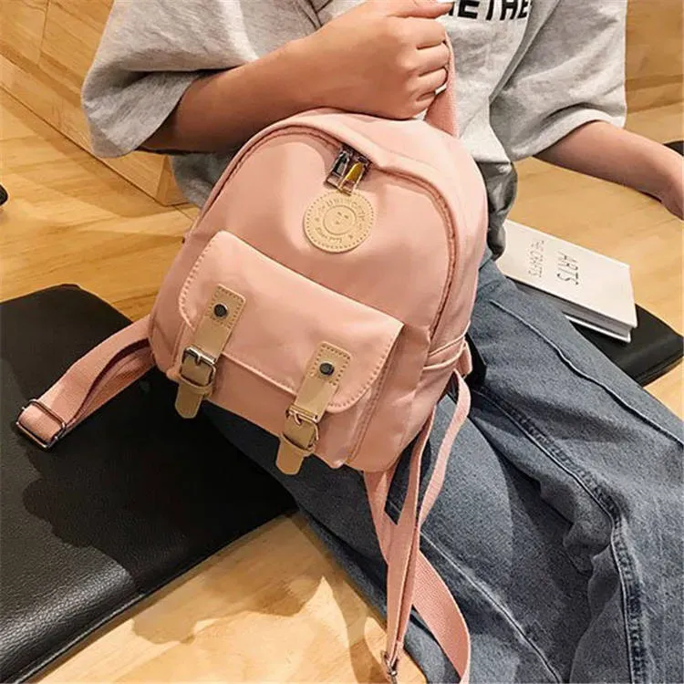 Women Fashion Color Blocking Large Capacity Backpack - Image 13