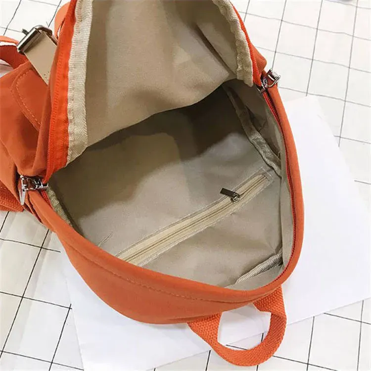 Women Fashion Color Blocking Large Capacity Backpack - Image 15