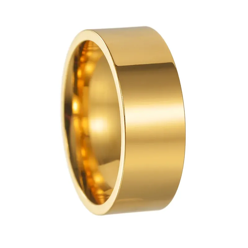 Wholesale Men Women Fashion Simple Stainless Steel Couple Ring - Image 11