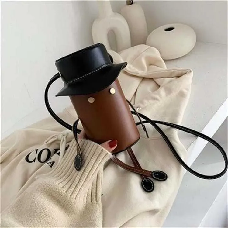 Women Cartoon Color Blocking Stitching Crossbody Bag