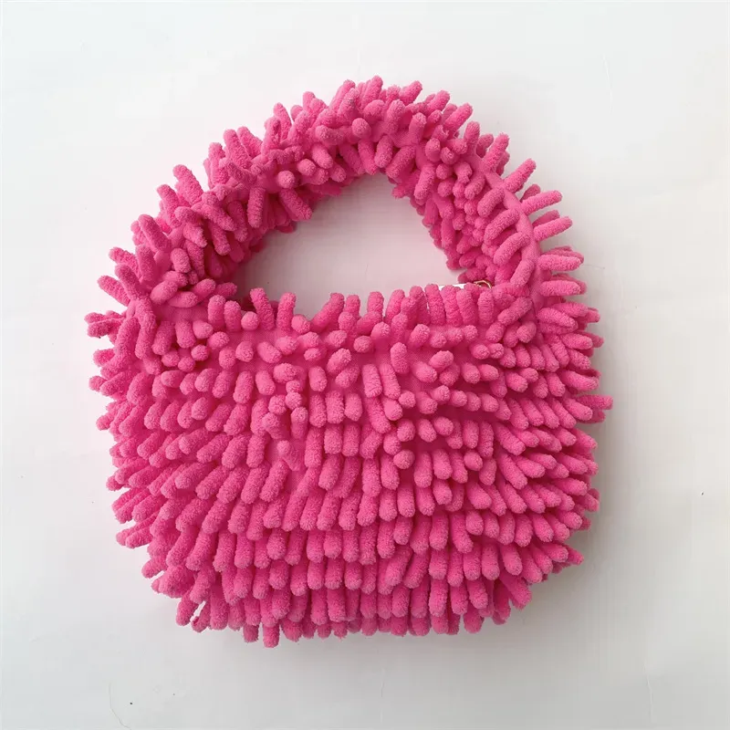 Women'S Fashion Mop Plush Candy Handbag - Image 14