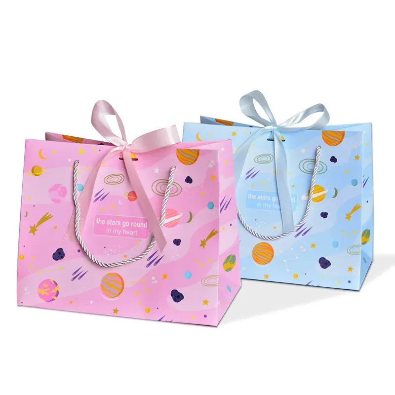 Simple Cartoon Candy Gift Packaging Paper Bag - Image 4
