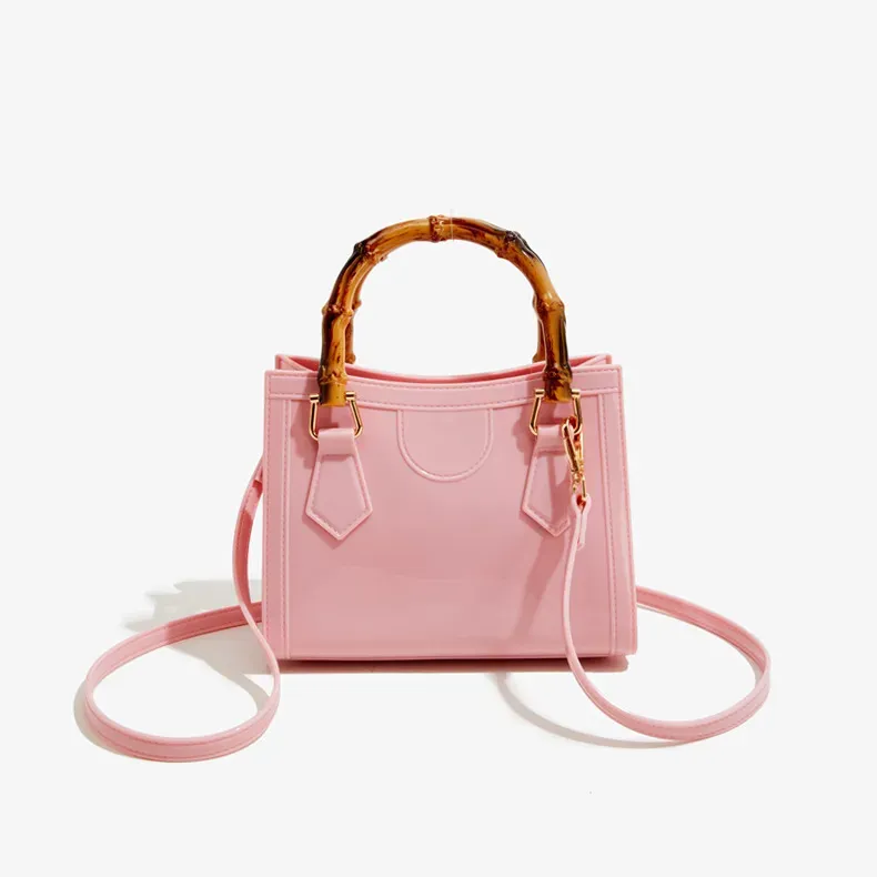 Women Fashion Large Capacity PVC Jelly Handbag - Image 3