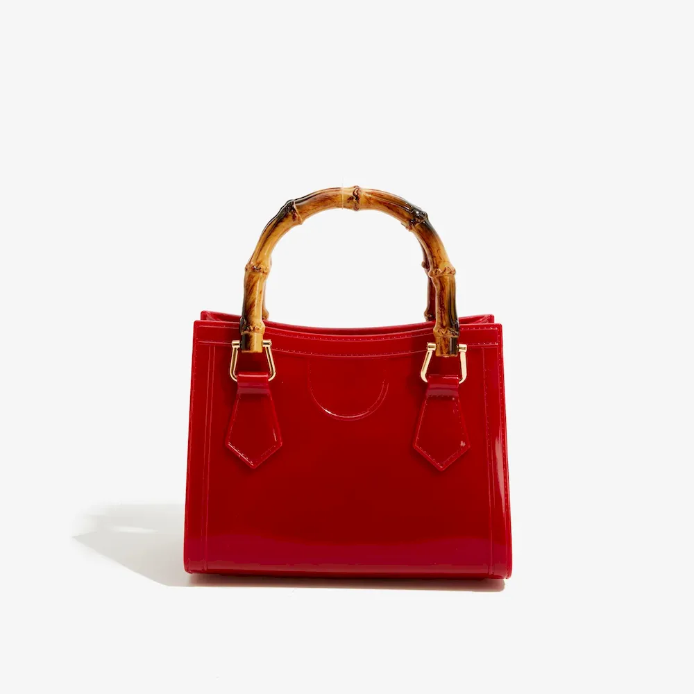 Women Fashion Large Capacity PVC Jelly Handbag - Image 9