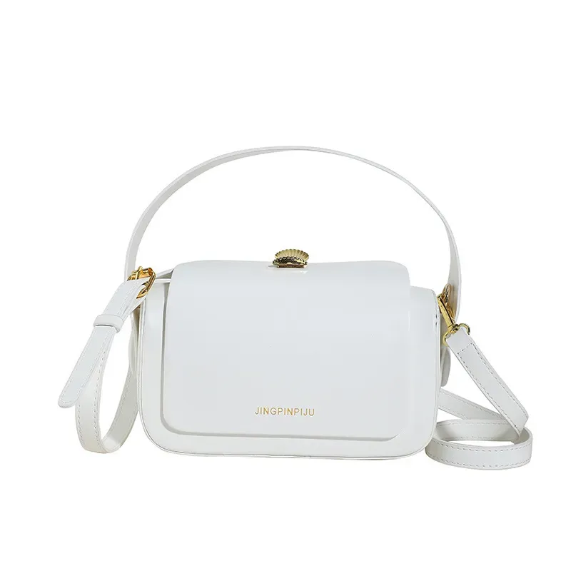 Women Fashion Simple Letter Flap Handle Shoulder Bag - Image 7