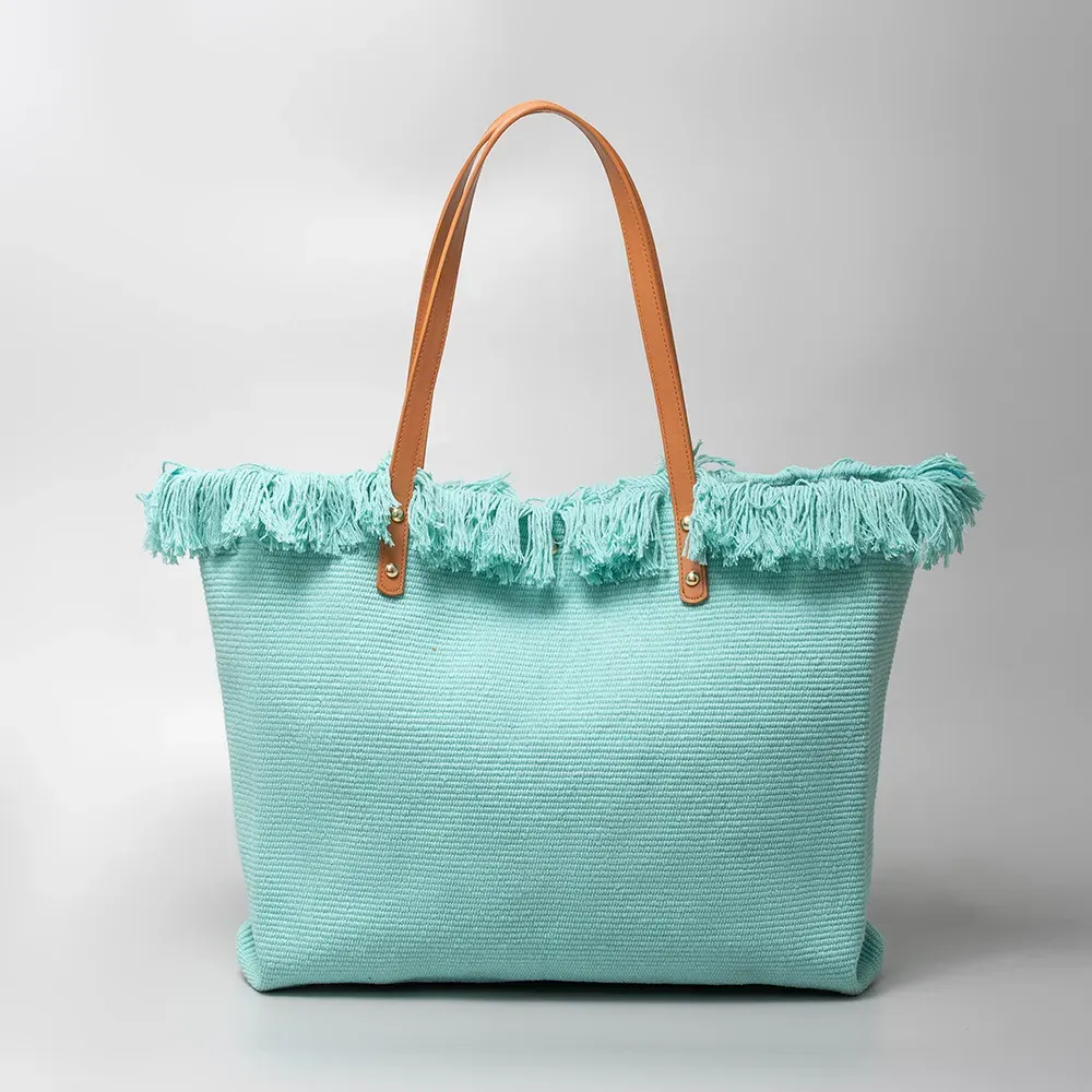 Bohemian Vacation Casual Tassel Large Capacity Tote Bag - Image 11