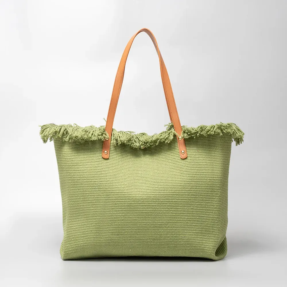 Bohemian Vacation Casual Tassel Large Capacity Tote Bag - Image 13