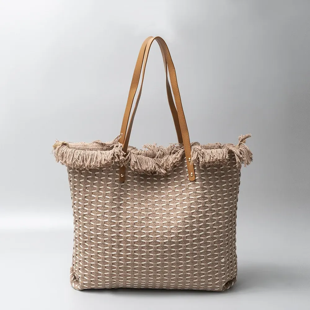 Bohemian Vacation Casual Tassel Large Capacity Tote Bag - Image 18