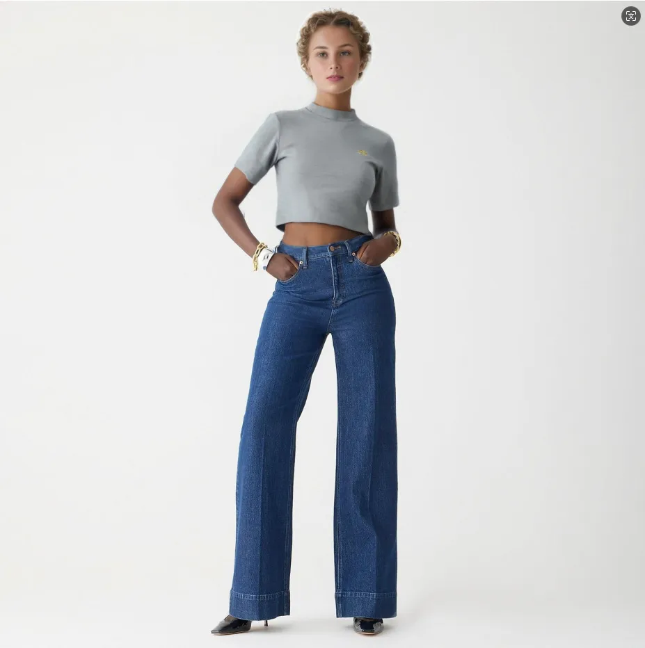 Women Fashion Stretch Loose Jeans