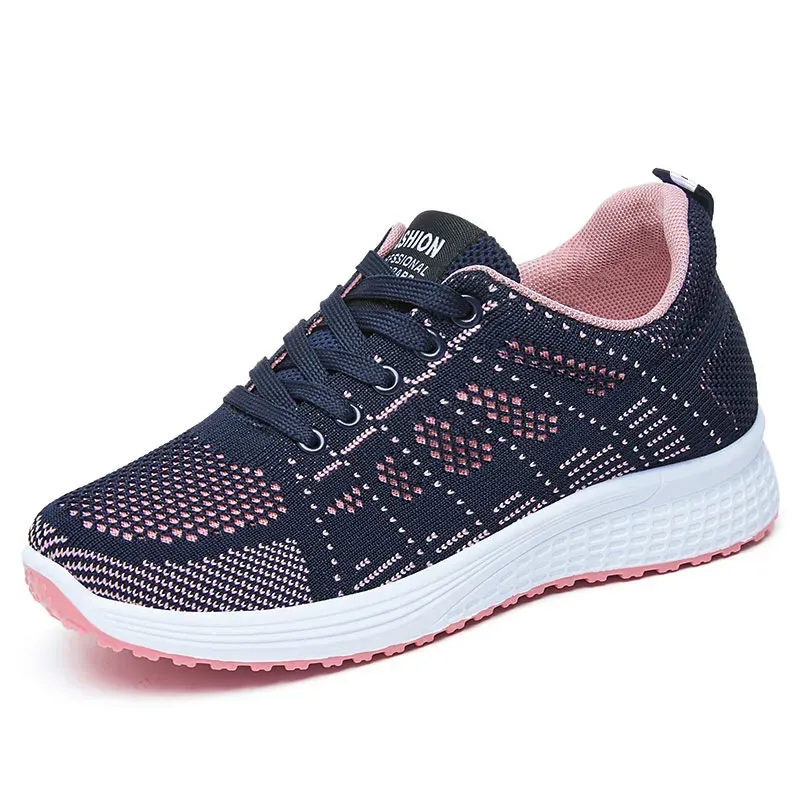 Women Fashion Casual Mesh Breathable Soft Sole Sneakers - Image 8
