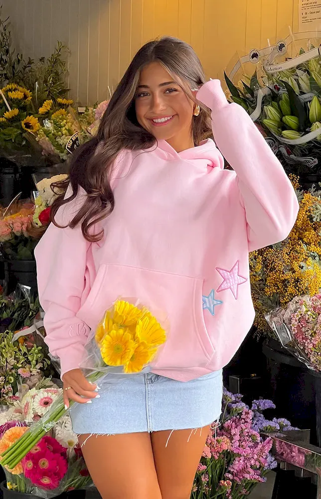 Women Fashion Casual Star Embroidered Long-Sleeve Hoodies - Image 7
