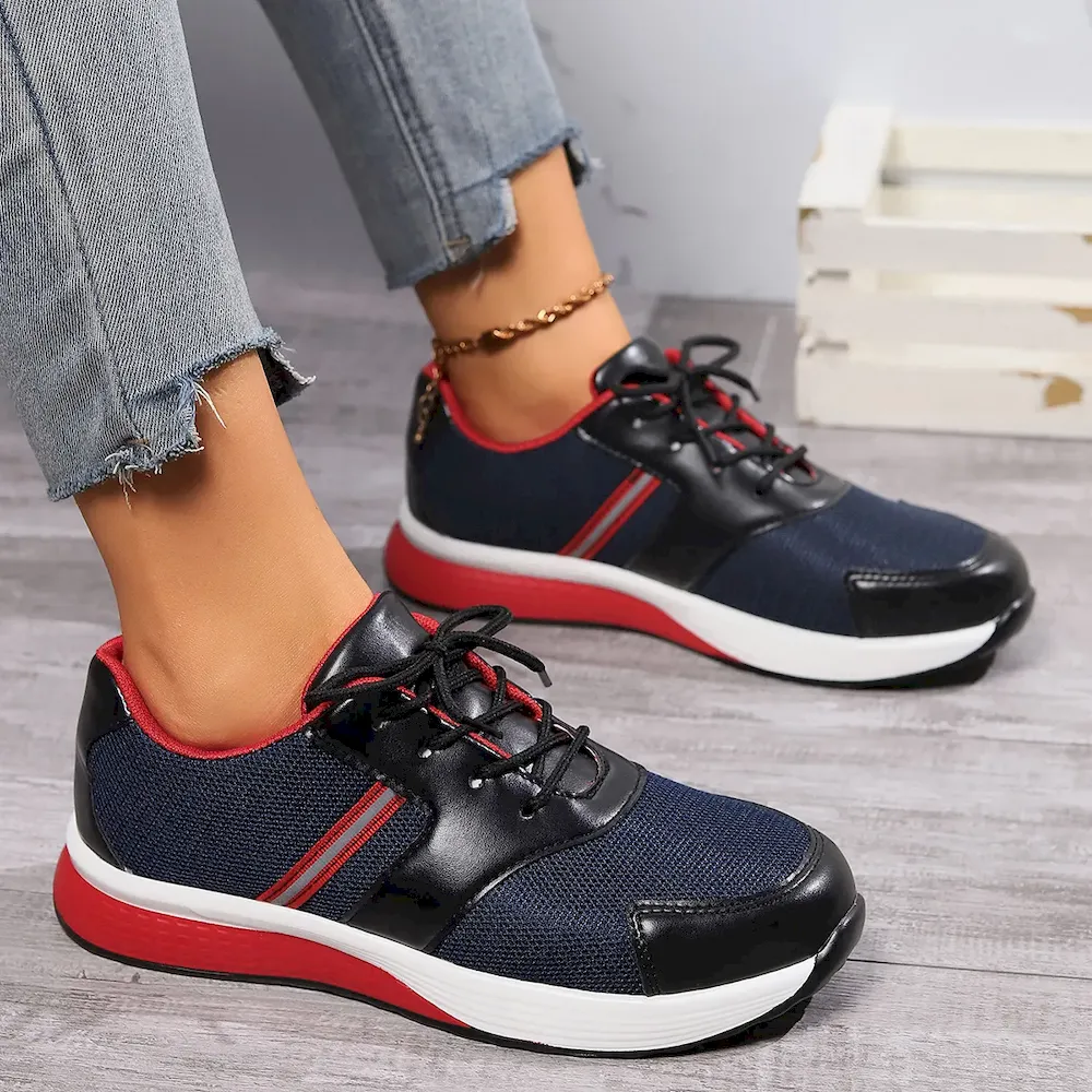 Plus Size Women Fashionable Thick Bottom Sneaker - Image 7