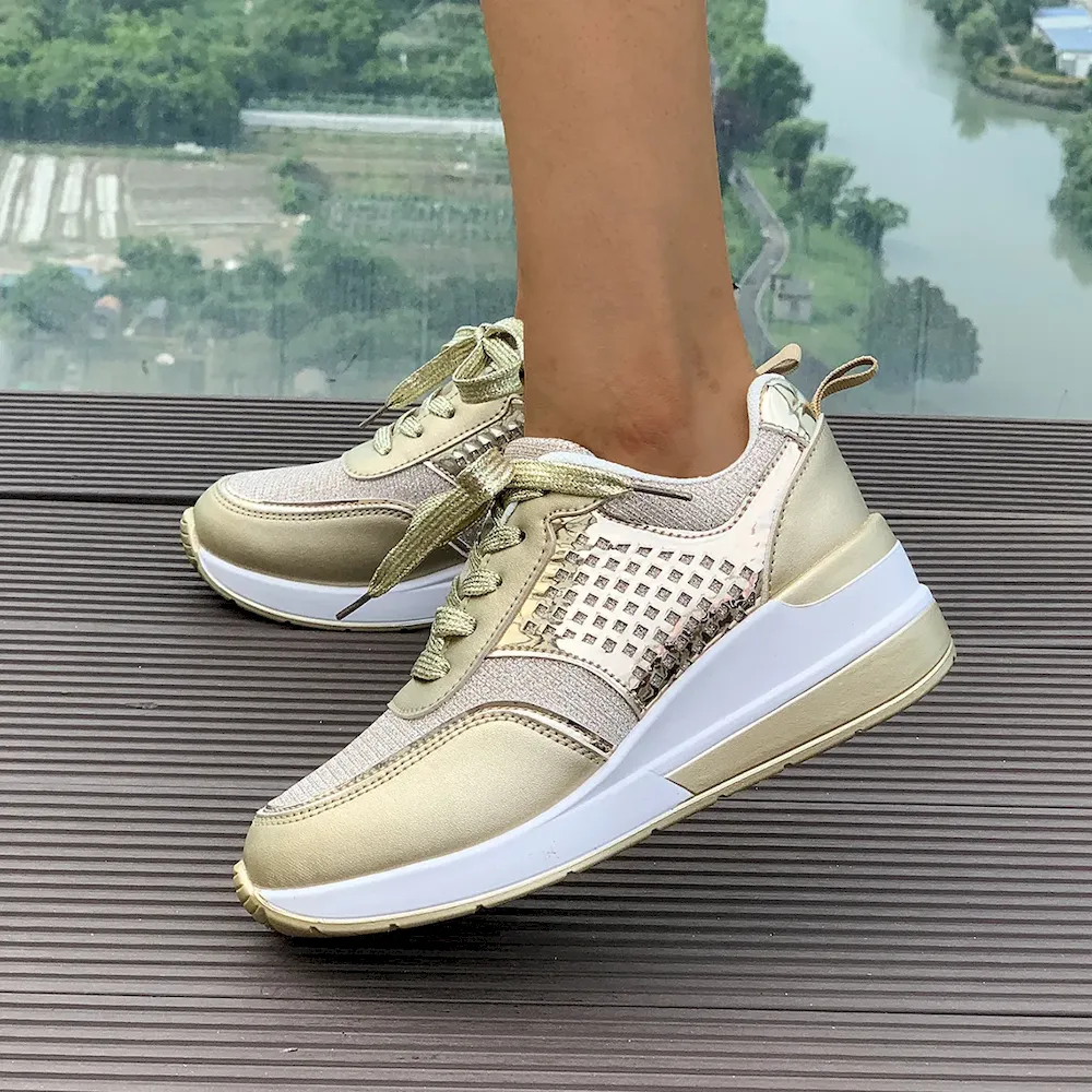 Plus Size Women Fashionable Thick Bottom Sneaker - Image 6