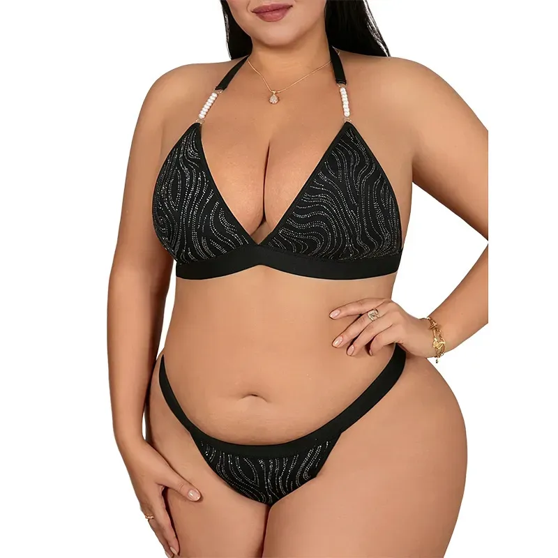 Plus Size Women Sexy Underwear Two-Piece Set - Image 6