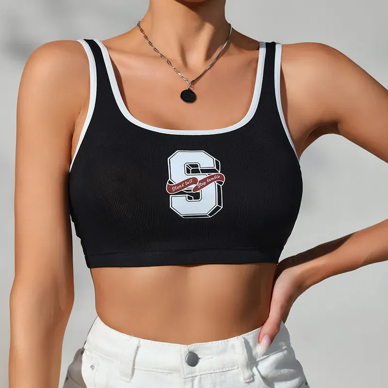 Women Sports Breathable Sexy Casual Comfortable Outer Wearing Crop Camis