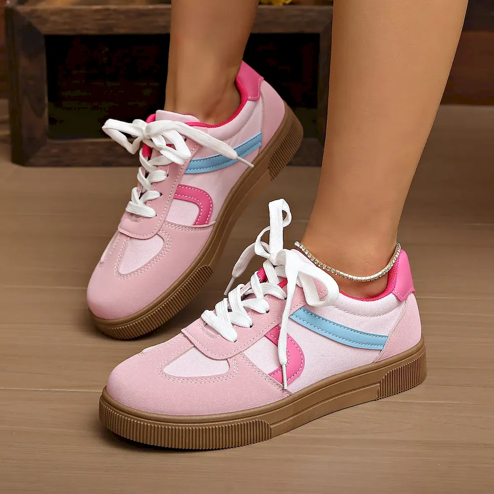 Fashion Women Casual Sports Flat Sneaker