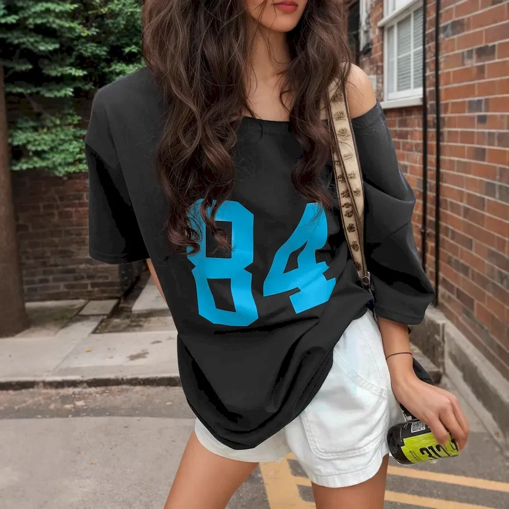 Women Casual Loose Digital Print T-Shirt - Image 3