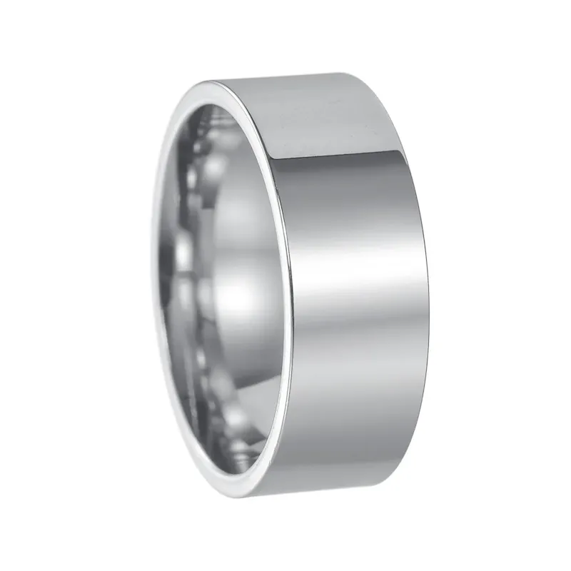 Wholesale Men Women Fashion Simple Stainless Steel Couple Ring - Image 8