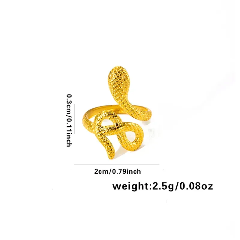 Wholesale Women Simple Geometric Leaf Heart-Shaped Titanium Steel Open Ring - Image 7