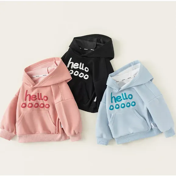 Wholesale Children'S Fashion Casual Letter Printed Long-Sleeve Hoodies - Image 2