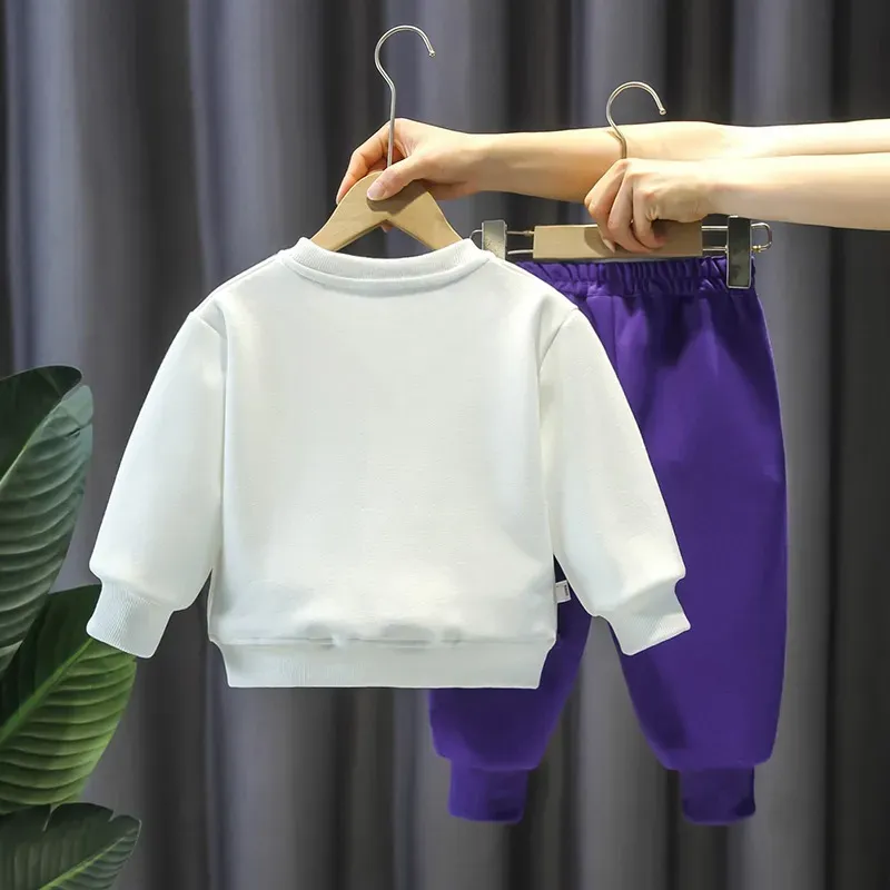 Wholesale Boy'S Casual Cartoon Dinosaur Sweater Two-Piece Set - Image 5