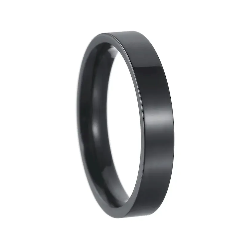 Wholesale Men Women Fashion Simple Stainless Steel Couple Ring - Image 12
