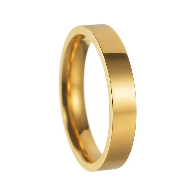 Wholesale Men Women Fashion Simple Stainless Steel Couple Ring - Image 9