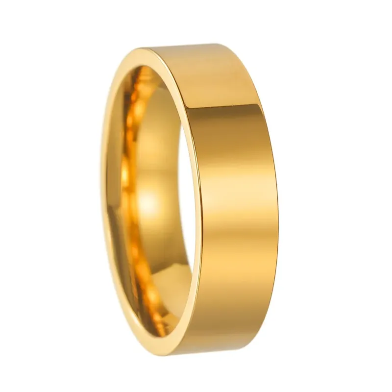 Wholesale Men Women Fashion Simple Stainless Steel Couple Ring - Image 10