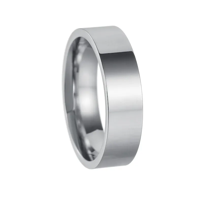 Wholesale Men Women Fashion Simple Stainless Steel Couple Ring - Image 7